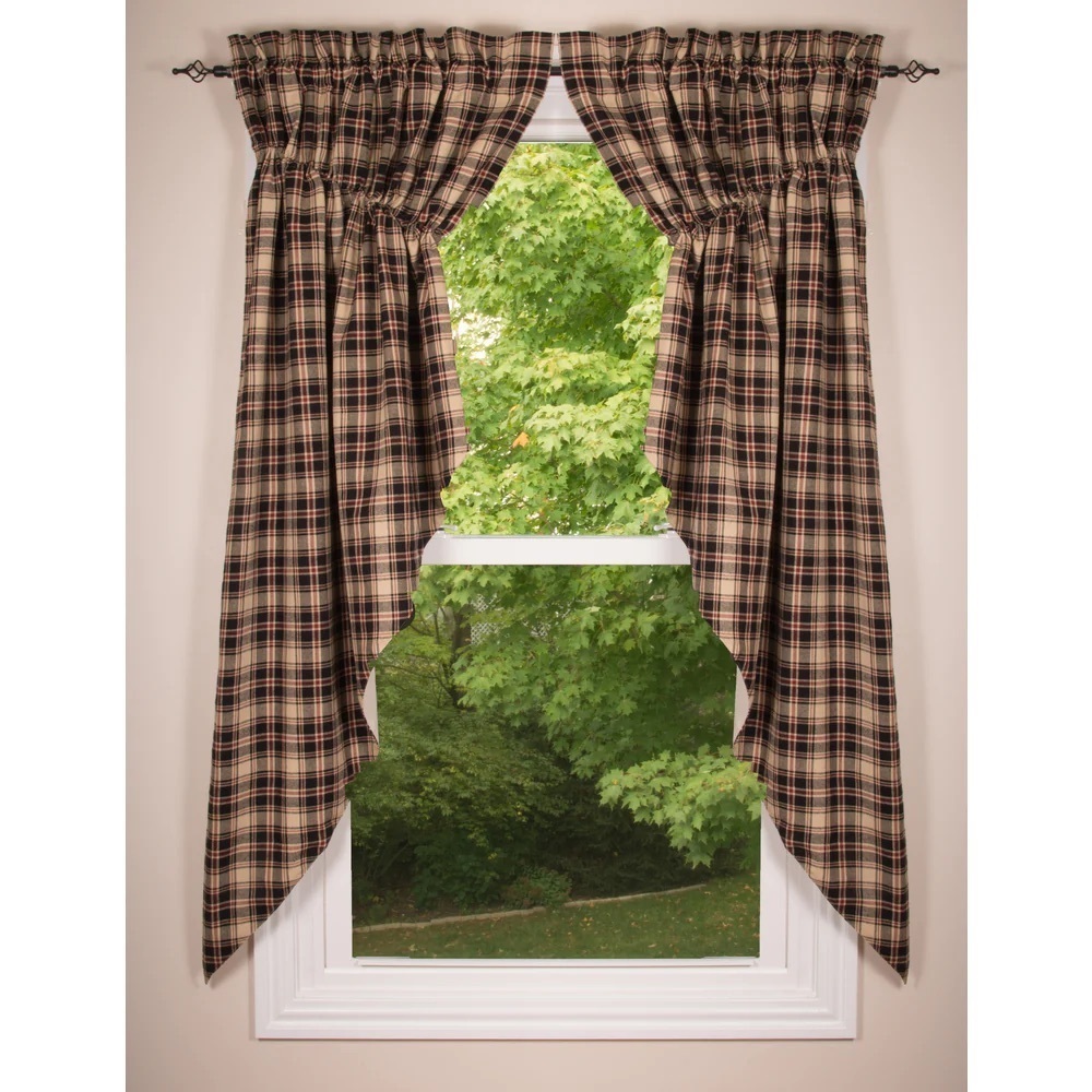 Home Collections by Raghu Primitive Home Decors Hartford Barn Red 72" Wide x 63"